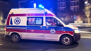 Alarmowo Ambulans P  Volkswagen Transporter T5 GPAuto Form  transport medyczny Poznań [upl. by Czarra]