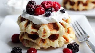 Authentic Liege Waffle Recipe [upl. by Uyr]