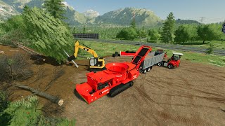 FS22  Map Waldstetten 002 🇩🇪🚛🚧  Forestry Farming and Construction  4K [upl. by Ytomit]