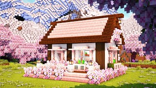 🏡 CÓMO CONSTRUIR UNA CASA DE CEREZO 🌸 EN MINECRAFT  Tutorial [upl. by Kursh]