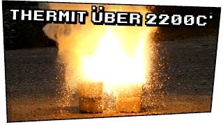 Thermit über 2000°C heiß Eisenoxid  Aluminium  Techtastisch 10 [upl. by Gnivri177]