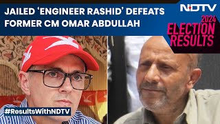 Kashmir Election Results  Jailed UAPA Accused Engineer Rashid Defeats Omar Abdullah In Kashmir [upl. by Marilla]