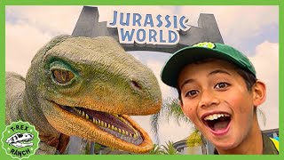 Park Rangers at JURASSIC WORLD Baby Raptors Epic Rides amp MORE  TRex Ranch Dinosaur Videos [upl. by Bunder]