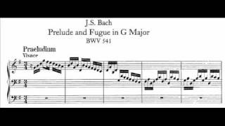 JS Bach  BWV 541  Praeludium Gdur  G Major [upl. by Lauro661]