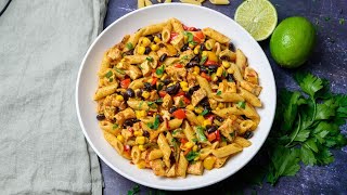 Chicken Fajita Pasta Salad [upl. by Anrym]