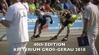 2018 GroßGerau Kriterium  Powerslide Racing Inline skates [upl. by Anavrin]