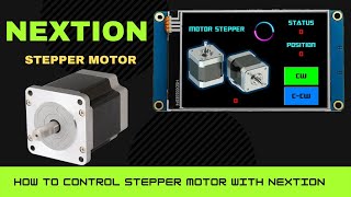 Arduino stepper motor control with nextion HMI [upl. by Richia]