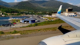 4K – Awesome Ketchikan Takeoff – Alaska Airlines – Boeing 737800 – KTN – N526AS – SCS Ep 1033 [upl. by Ugo]