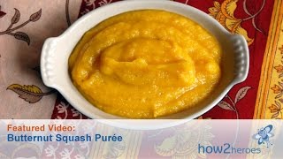 Basic Butternut Squash Purée [upl. by Lunetta]