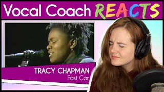 Vocal Coach reacts to Tracy Chapman  Fast Car Live [upl. by Biagio]