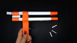 Origami easy gun  How to make paper powerful gun that shoots paper bullets  paper weapons [upl. by Orren802]