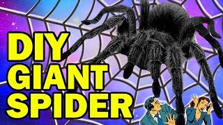 🕷 DIY Giant Spider AKA Aragog AKA HARRY POTTER HALLOWEEN BITHES [upl. by Sisco146]