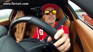 Ferrari F12berlinetta Drift Acceleration amp Sound  Alonso VS Massa [upl. by Oruhtra]