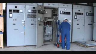 CBS ArcSafe® RRS1 Remote Racking With A General Electric Magneblast Circuit Breaker [upl. by Eenitsed]