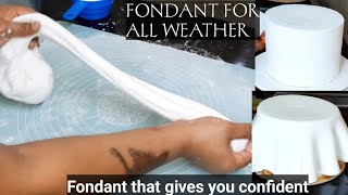 How to make a perfect fondant for all weather all you need to know about fondant making [upl. by Robin]