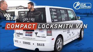 Locksmithing 101  Economy amp Compact Locksmithing quotVanquot Setup  Scion XB [upl. by Onid349]