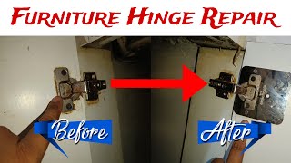 Furniture Hinge Repair  Hinge Repair plate  Kitchen cabinet Hinge Repair  Hinge Repair tools [upl. by Llain]