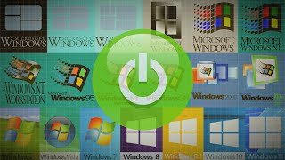 Startup with Sound of All Microsoft WINDOWS 19852021 [upl. by Lamond]