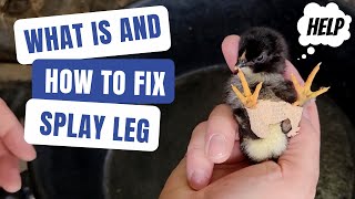 How to Treat Splayed Leg in Baby Birds  Splay Leg Fix [upl. by Llieno]