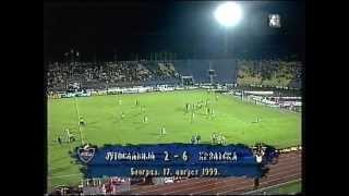 Yugoslavia Serbia amp Montenegro vs Croatia 26 Under 21  1999 belgrade [upl. by Lewes836]