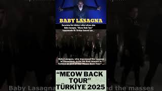 BABY LASAGNA TÜRKİYEDE babylasagna shorts keşfet concert istanbul2025 eurovision türkiye [upl. by Barron]