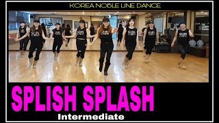 SPLISH SPLASH Line Dance IntermediateJo Thompso [upl. by Civ590]