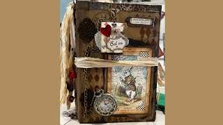 Alice In Wonderland Junk Journal [upl. by Faux]