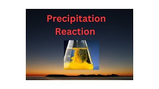 Precipitation Reaction [upl. by Nommad]