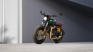 Tamarit Motorcycles Triumph Bonneville T100 Doudbike [upl. by Ermentrude]