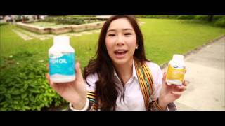 สูตรดูแลสมองของแอ๋ม  ขอบคุณ MEGA We Care  Fish oil and Lecithin [upl. by Egas]