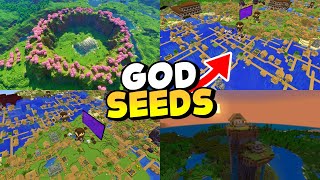 TOP 5 Best Seeds Minecraft PE 121  Minecraft Bedrock Seeds  best mcpe seeds [upl. by Aryas]