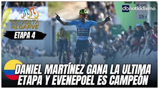 ⭐Volta ao Algarve 2024 ETAPA 5 DANI MARTÍNEZ gana la última etapa y EVENEPOEL se proclama CAMPEÓN [upl. by Nnaylime]