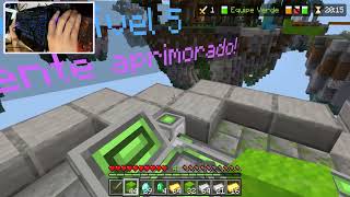 quotJOGUEI O NOVO BEDWARS DO HIVEquot BEDROCK C HANDCAM 😱 [upl. by Pandora]