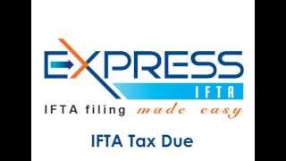 IFTA Tax Due [upl. by Aznofla272]