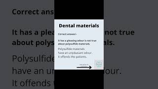 Polysulfide materials masterdentistry [upl. by Wald]