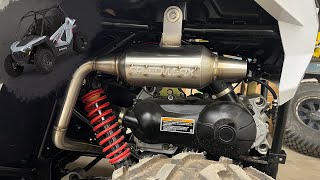 Speedwerx Muffler Comparison  Polaris RZR 200 [upl. by Alaj]