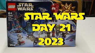 LEGO STAR WARS 2023 ADVENT CALENDAR DAY 21 [upl. by Ennoid]