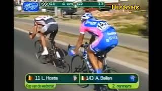 Giro delle Fiandre 2007 due italiani sul podio [upl. by Hannahsohs344]