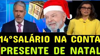 🎤 ACABA DE SAIR 14°SALÁRIO INSS  PAGAMENTOS LIBERADOS NESTE NATAL R2824  R1412 [upl. by Solracnauj]