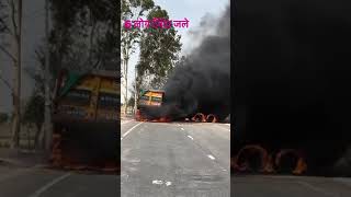 Jhajjar ke chhuchhakwas mein hua truck ke sath Bada Hadsa Lagi Aag 6 log Jinda Jale😥😱😱😱😱😰 [upl. by Enyluqcaj]