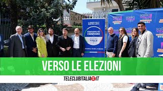 Crispano Sossio Vitale inaugura campagna elettorale “Squadra forte contro immobilismo” [upl. by Nwahsir]