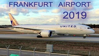 Frankfurt Airport Planespotting  WELCOME 2019 [upl. by Loggins]