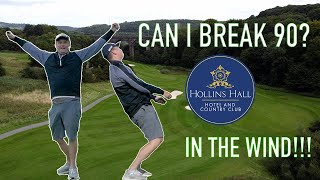 Did I break 90 It was soo windy  Hollins Hall Golf Club  All 18 holes [upl. by Darnell]