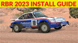 Rally Sim Fans Richard Burns Rally Install Guide And First Play V135  RBR 2023 [upl. by Clorinda690]