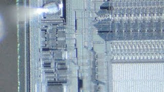 Zoom Into a Microchip  EPROMs Under Microscope [upl. by Luwana]