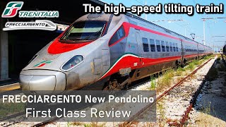 FRECCIARGENTO FIRST CLASS REVIEW  New Pendolino Venice to Rome [upl. by Analim]