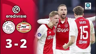 Highlights Ajax  PSV  Eredivisie  02112024 [upl. by Cece596]