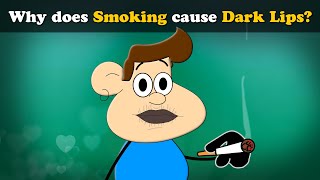 Why does Smoking cause Dark Lips  more videos  aumsum kids science education children [upl. by Karrie640]