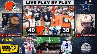 ✭ Dallas Cowboys vs Cleveland Browns LIVE Play by Play [upl. by Brynna]