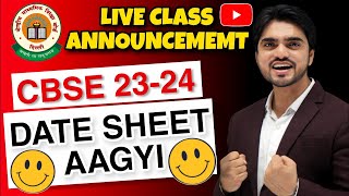 🔔 CBSE Date Sheet 2024  Class 10th  Class 12th  PDF Download 🔔 [upl. by Joashus839]